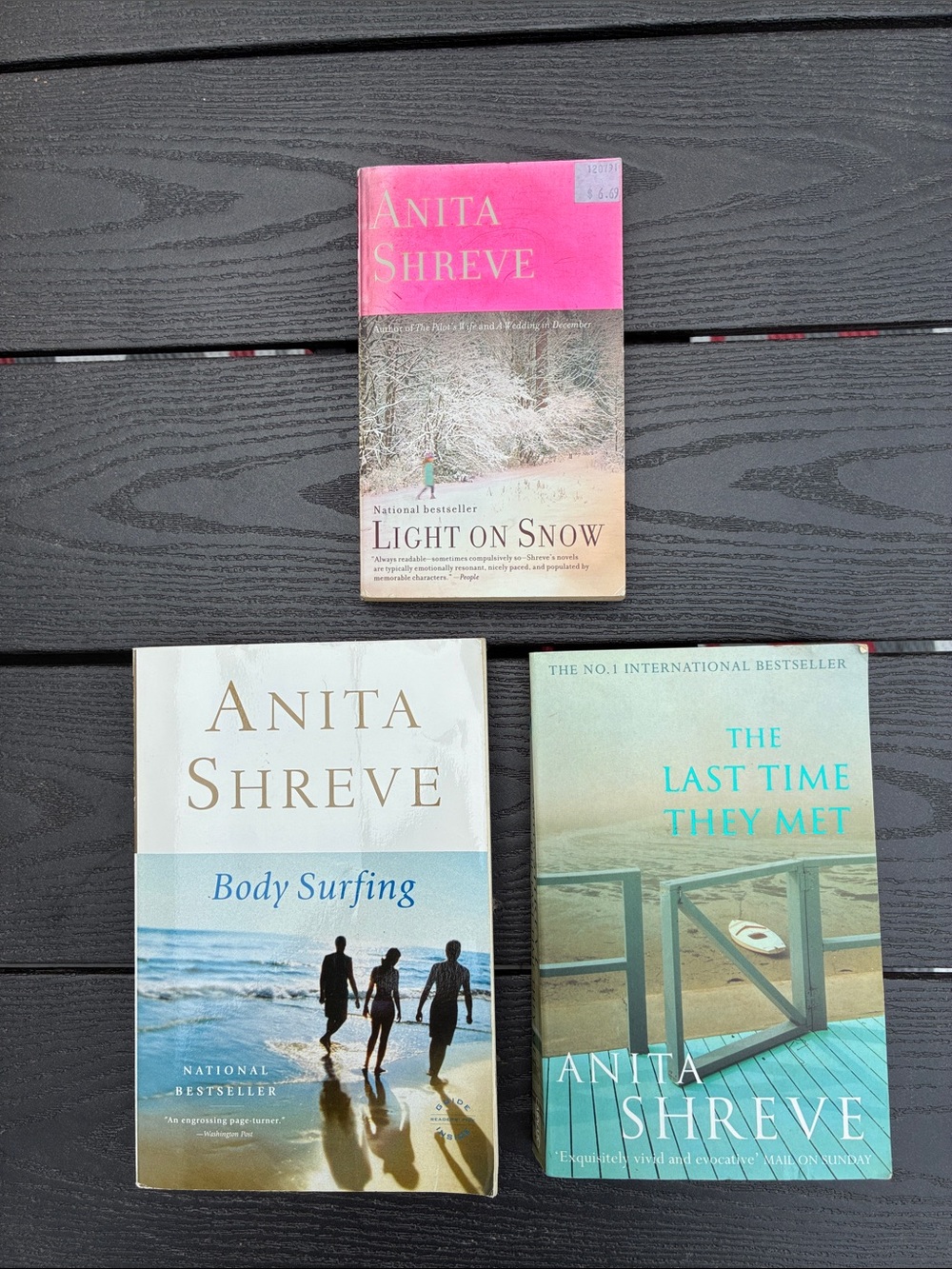 3 Pack Anita Shreve Book Set